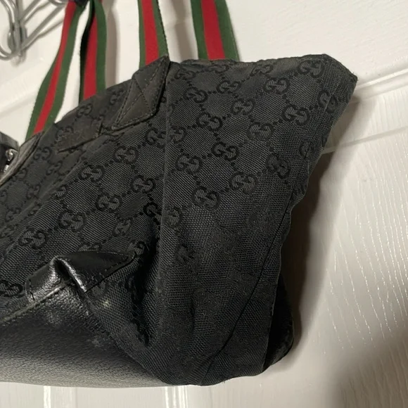 Vintage Gucci GG Canvas Web Handbag - Picture 3 of 16